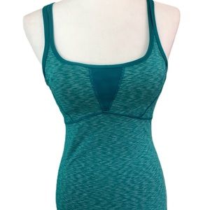 Zella Skim Fit Strappy Tank Teal XS